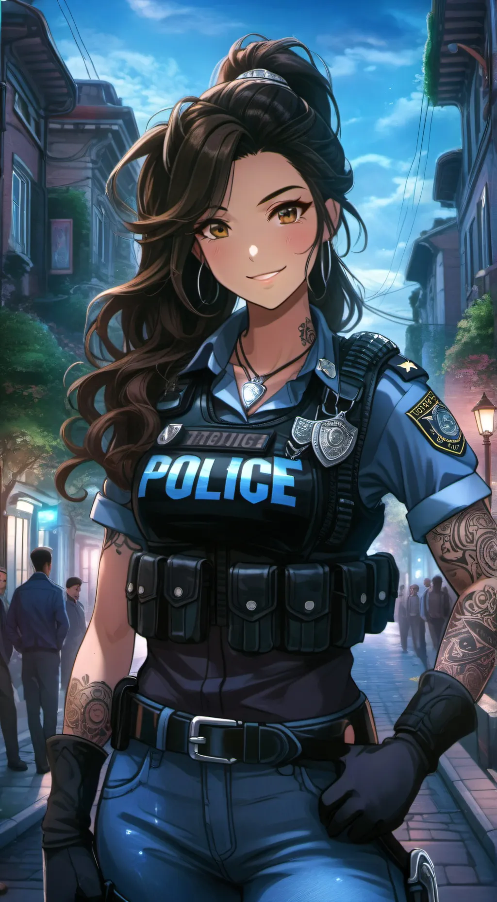 ai character: Riley background