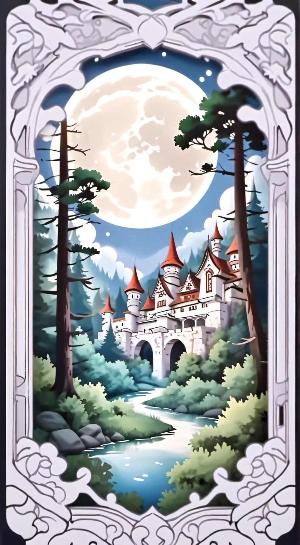 ai character: Hp polyjuice scene background