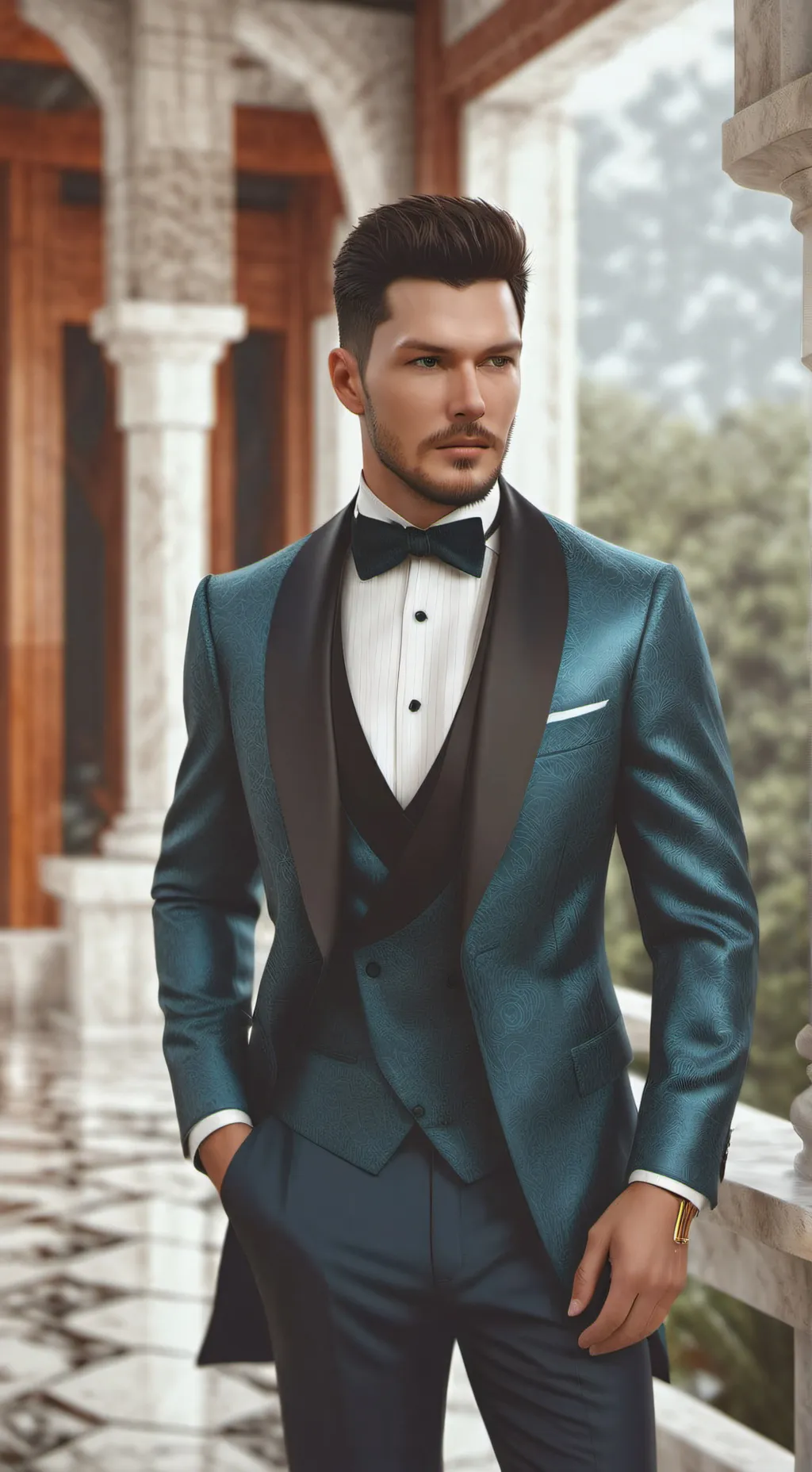 ai character: Nathan West  background