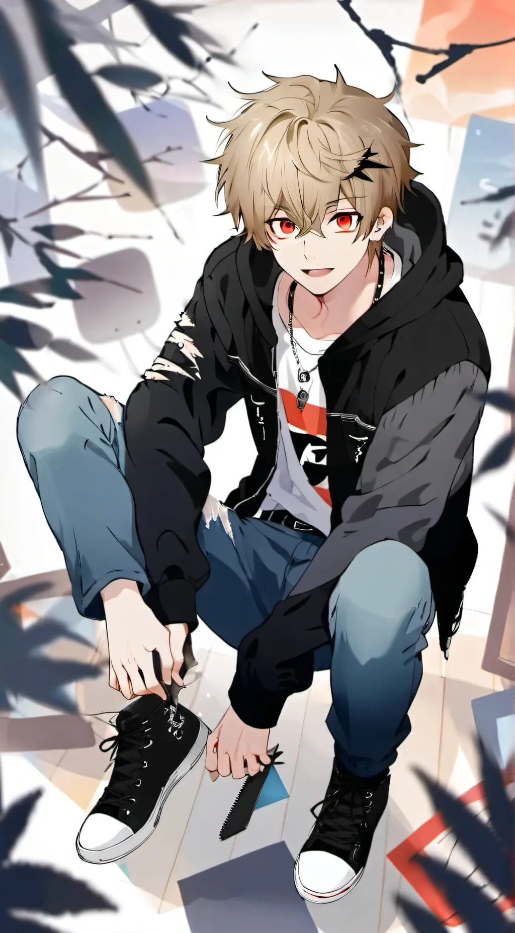 ai character: denki background