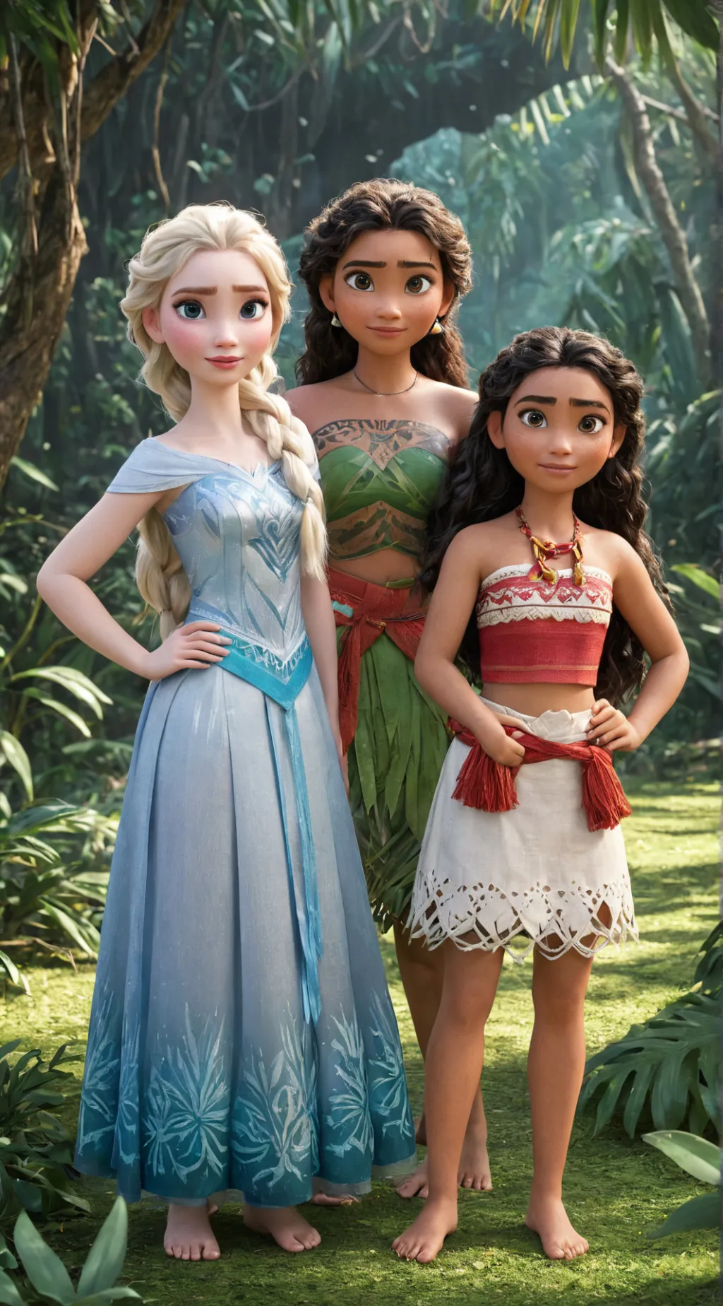 ai character: Frozen 2  background