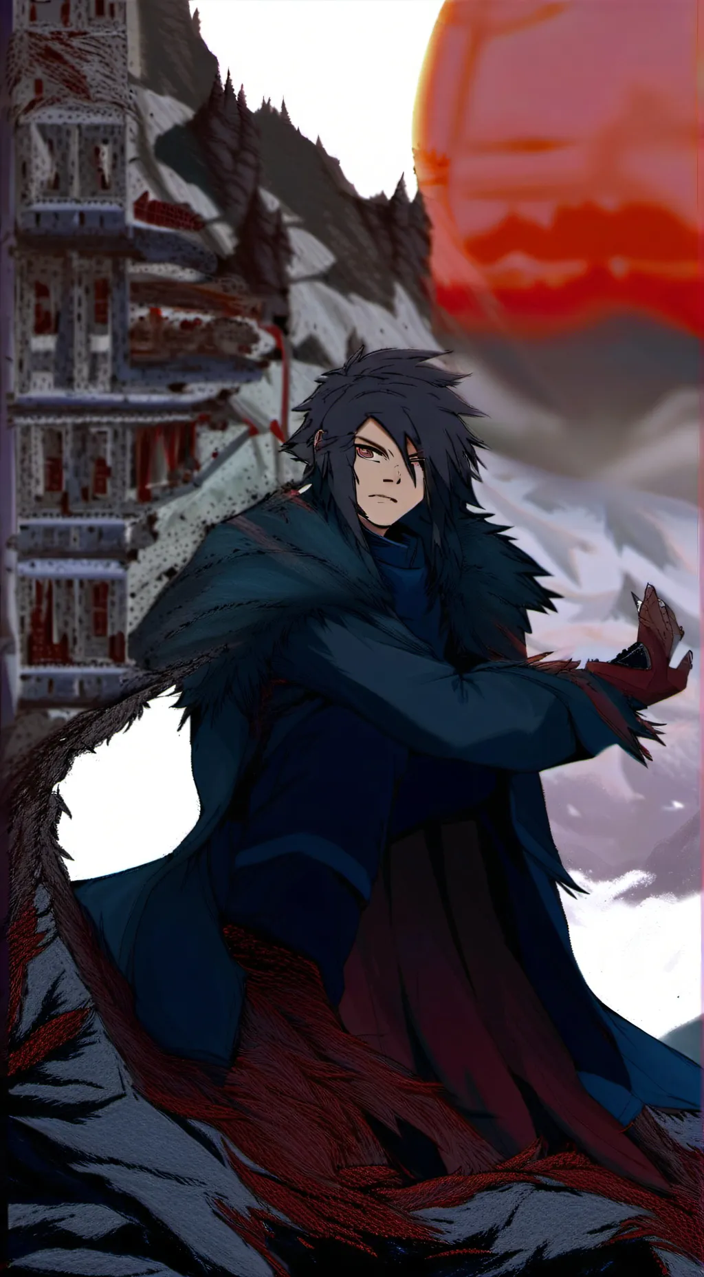 ai character: madara uchiwa  background