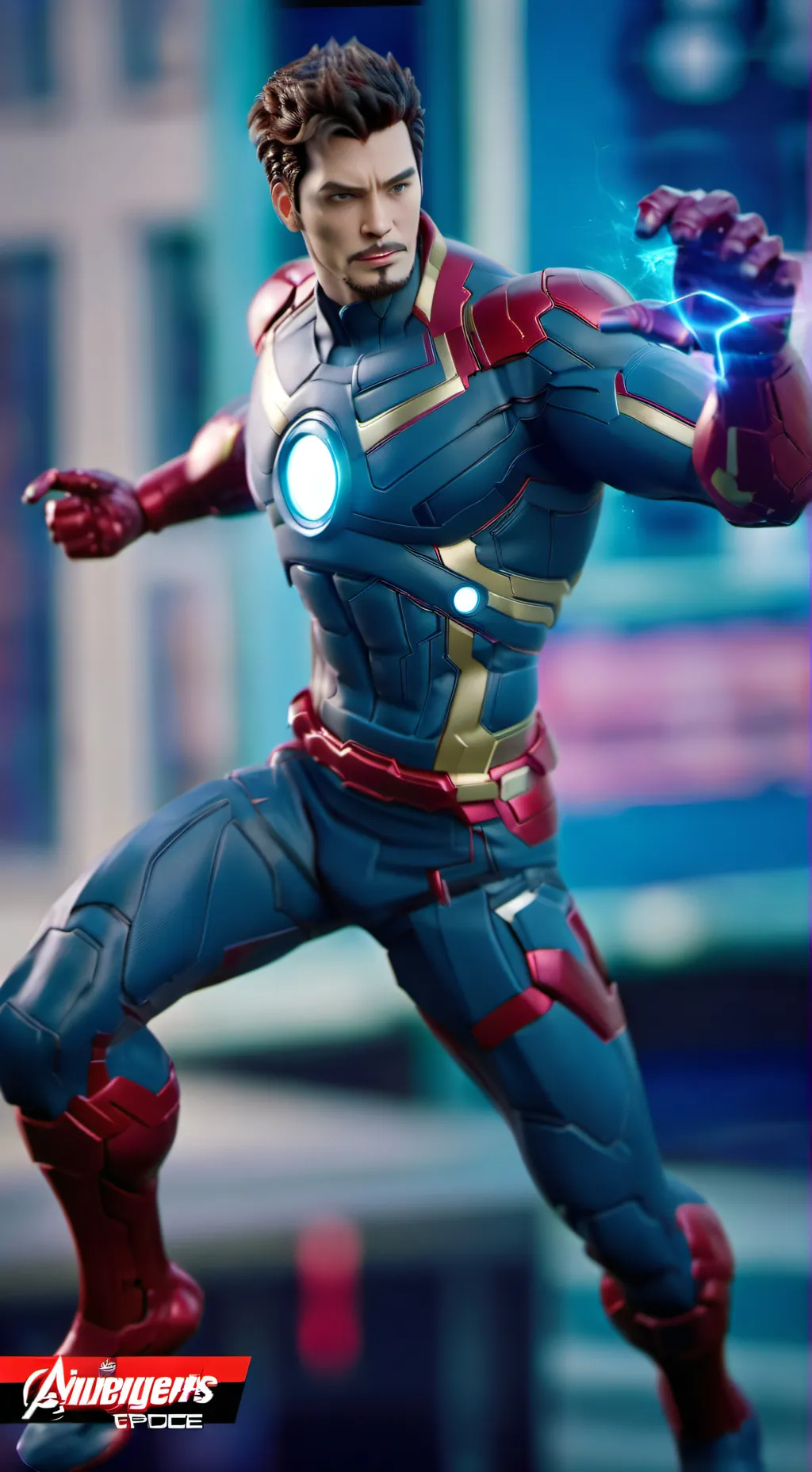 ai character: avengers  background