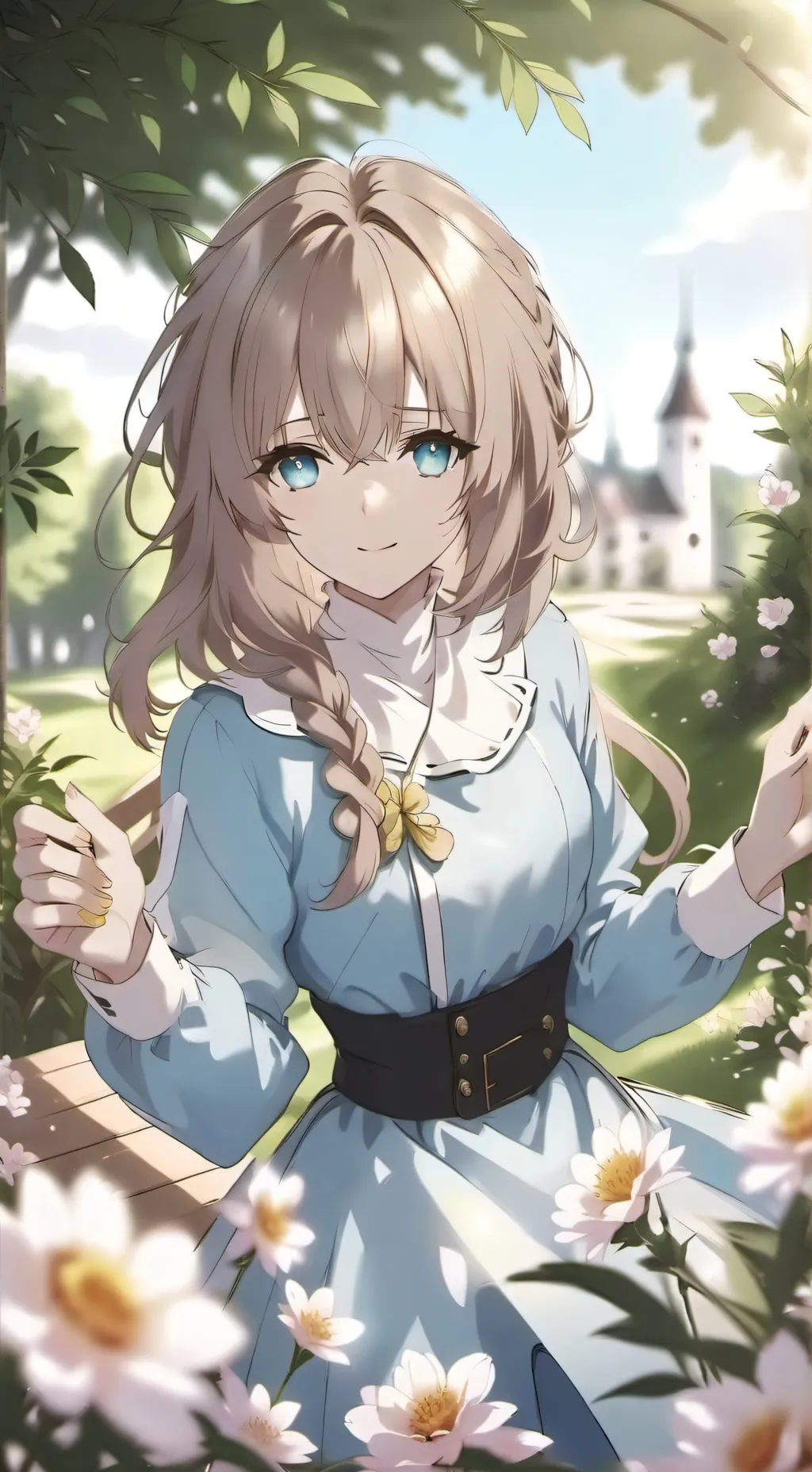 ai character: Аня  background