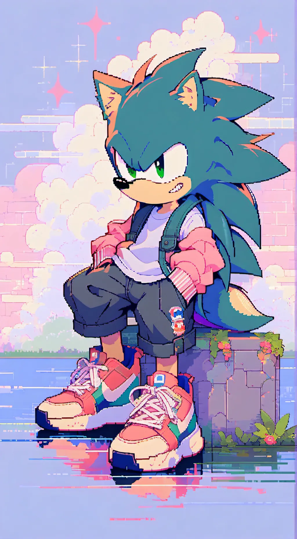 ai character: sonic background