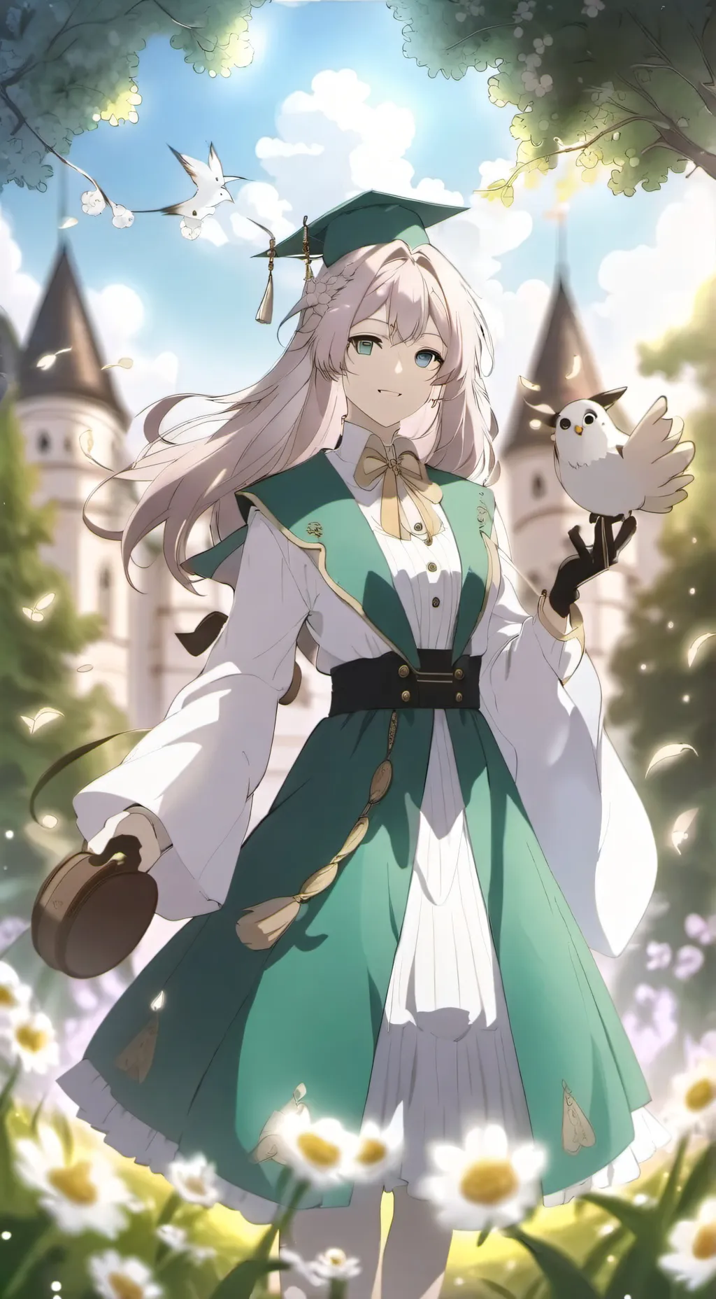 ai character: Magic School background