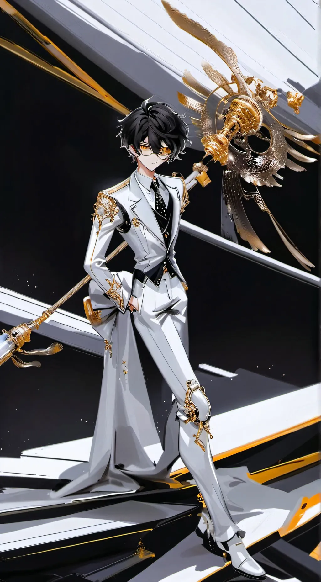 ai character: лун  background