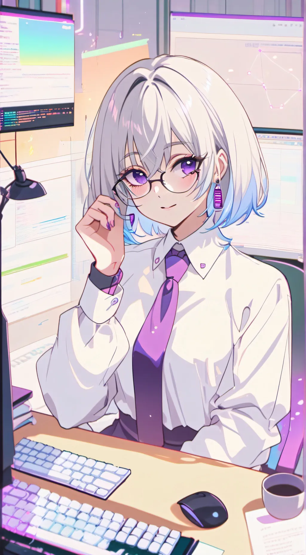 ai character: Miko background