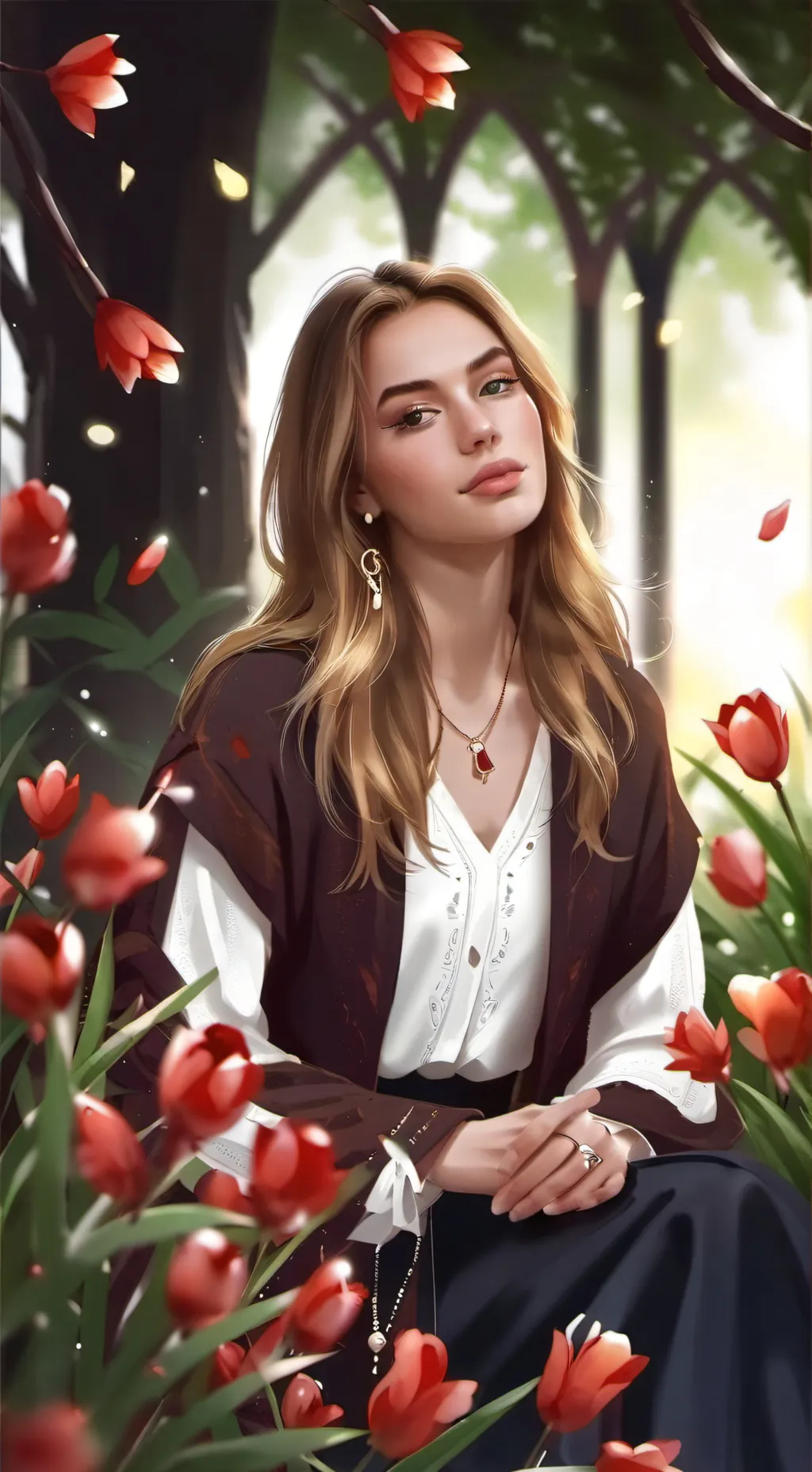 ai character: Mia(animated background