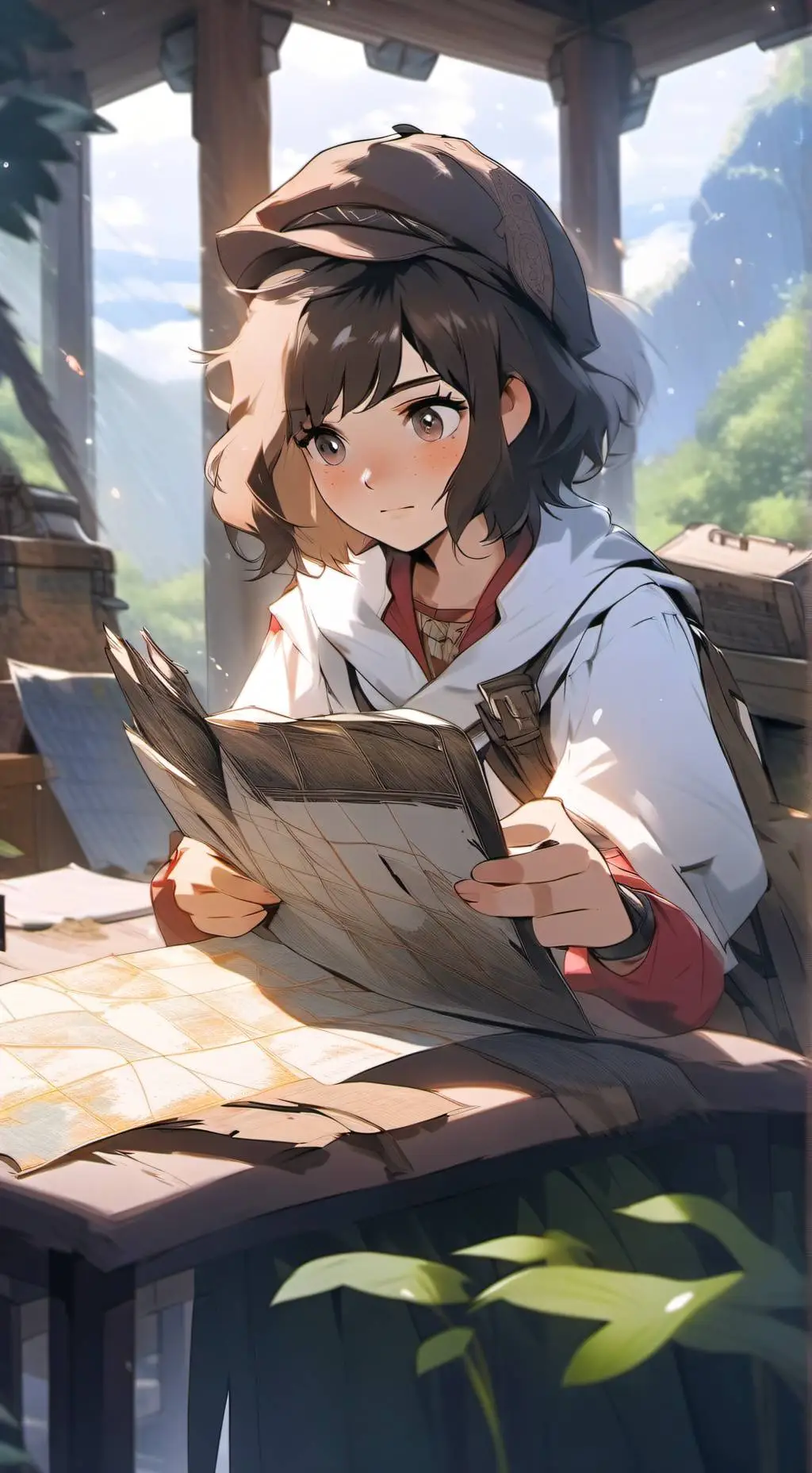 ai character: Aster background
