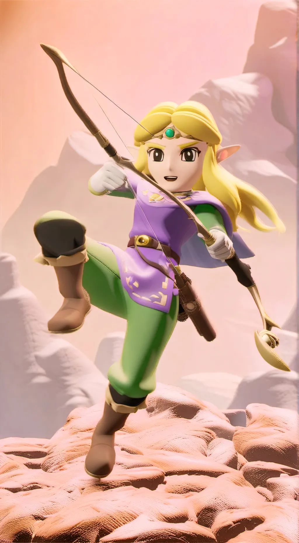 ai character: Zelda background