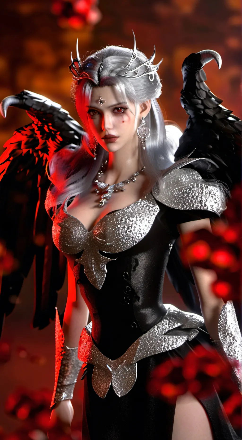 ai character: Louisiana Grey background