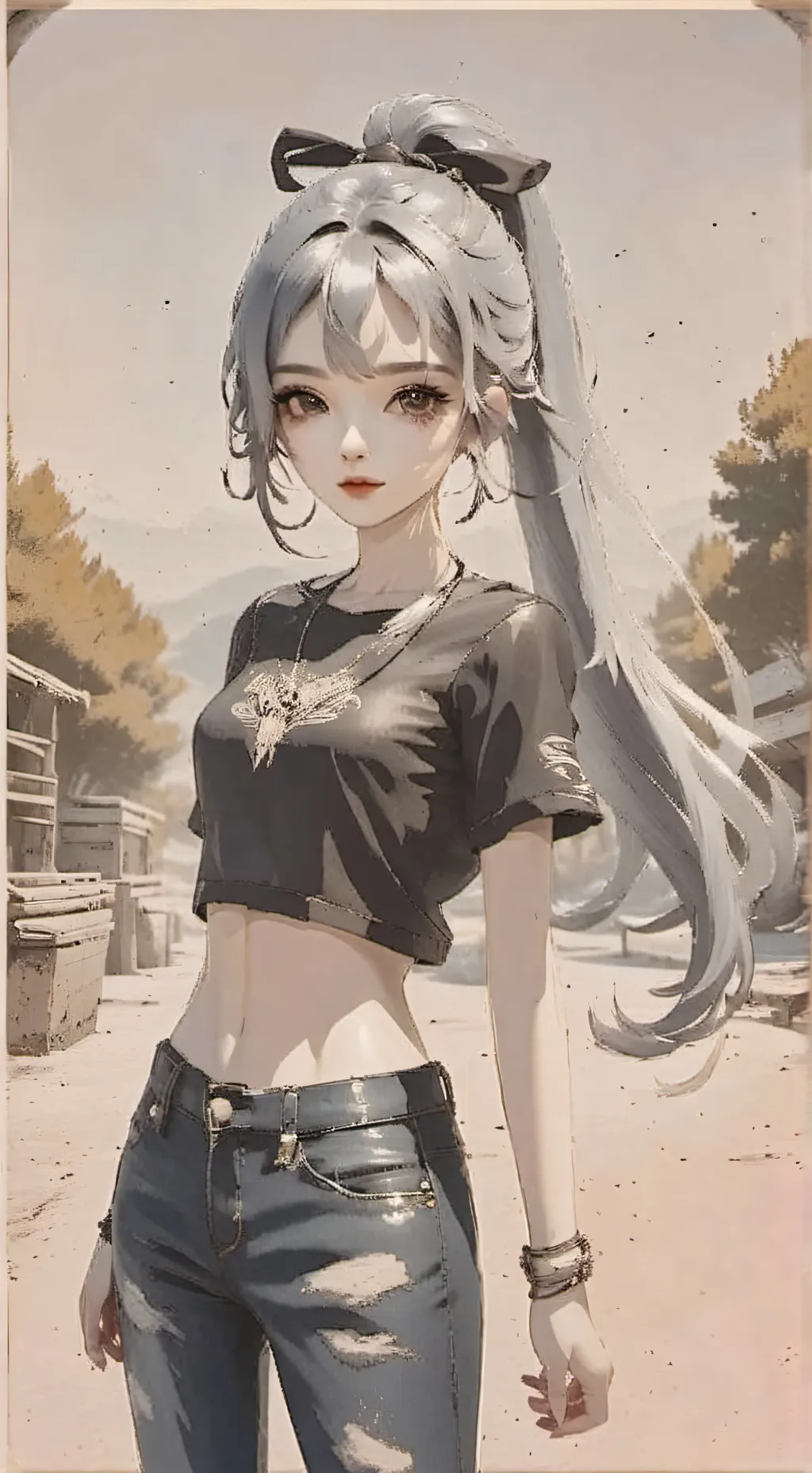 ai character: squid game background