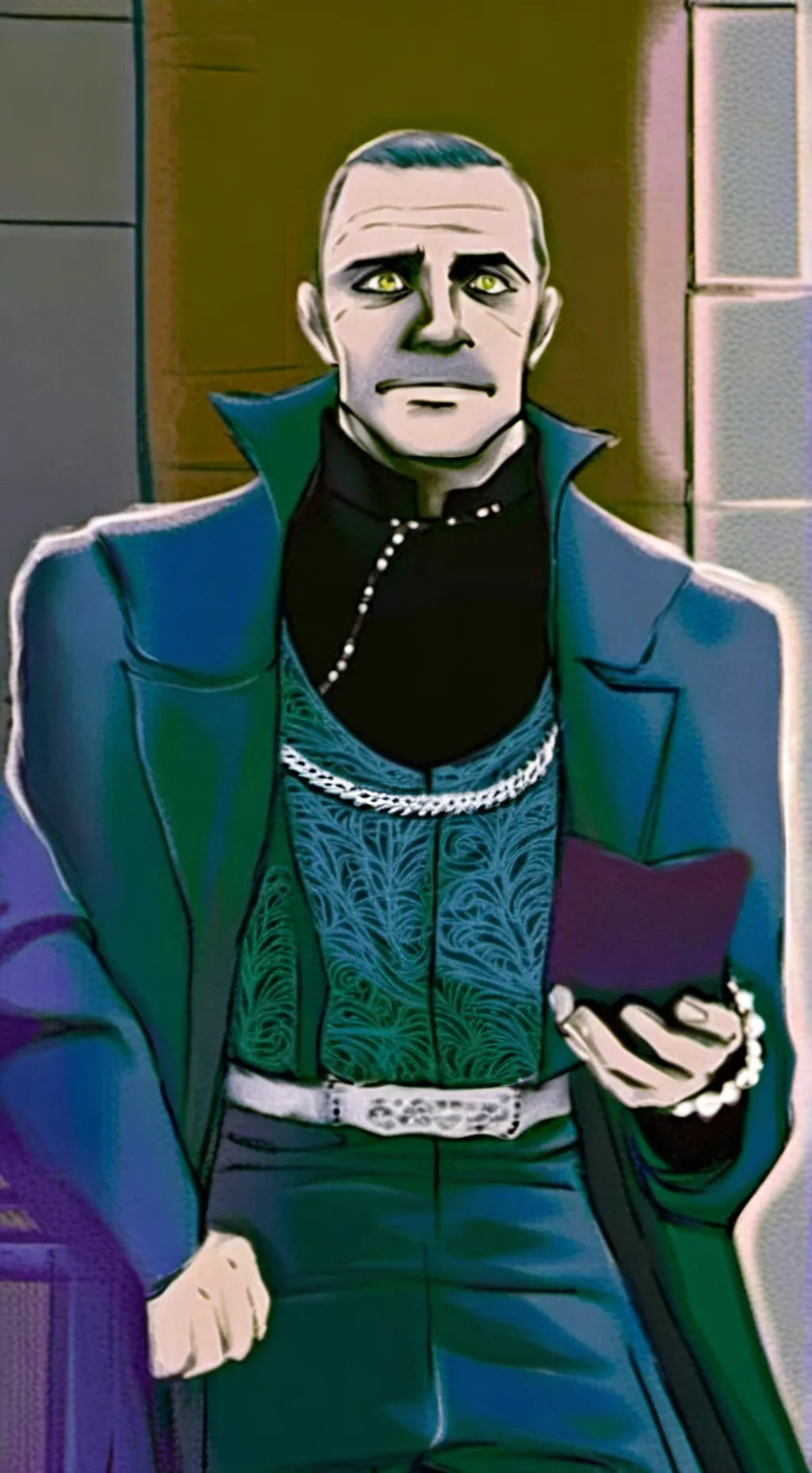 ai character: сосед background