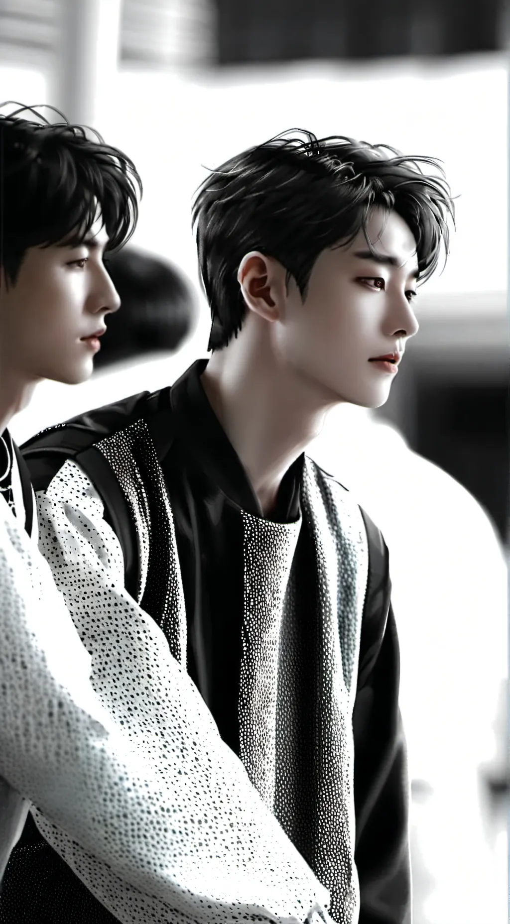 ai character: Lee Minho (skz) background