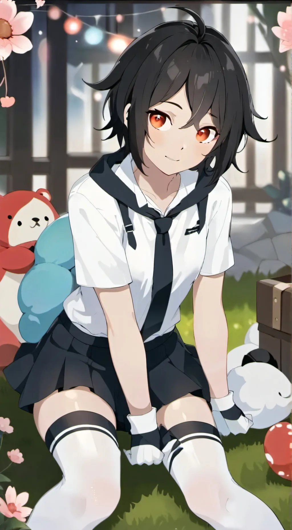 ai character: femboy james background