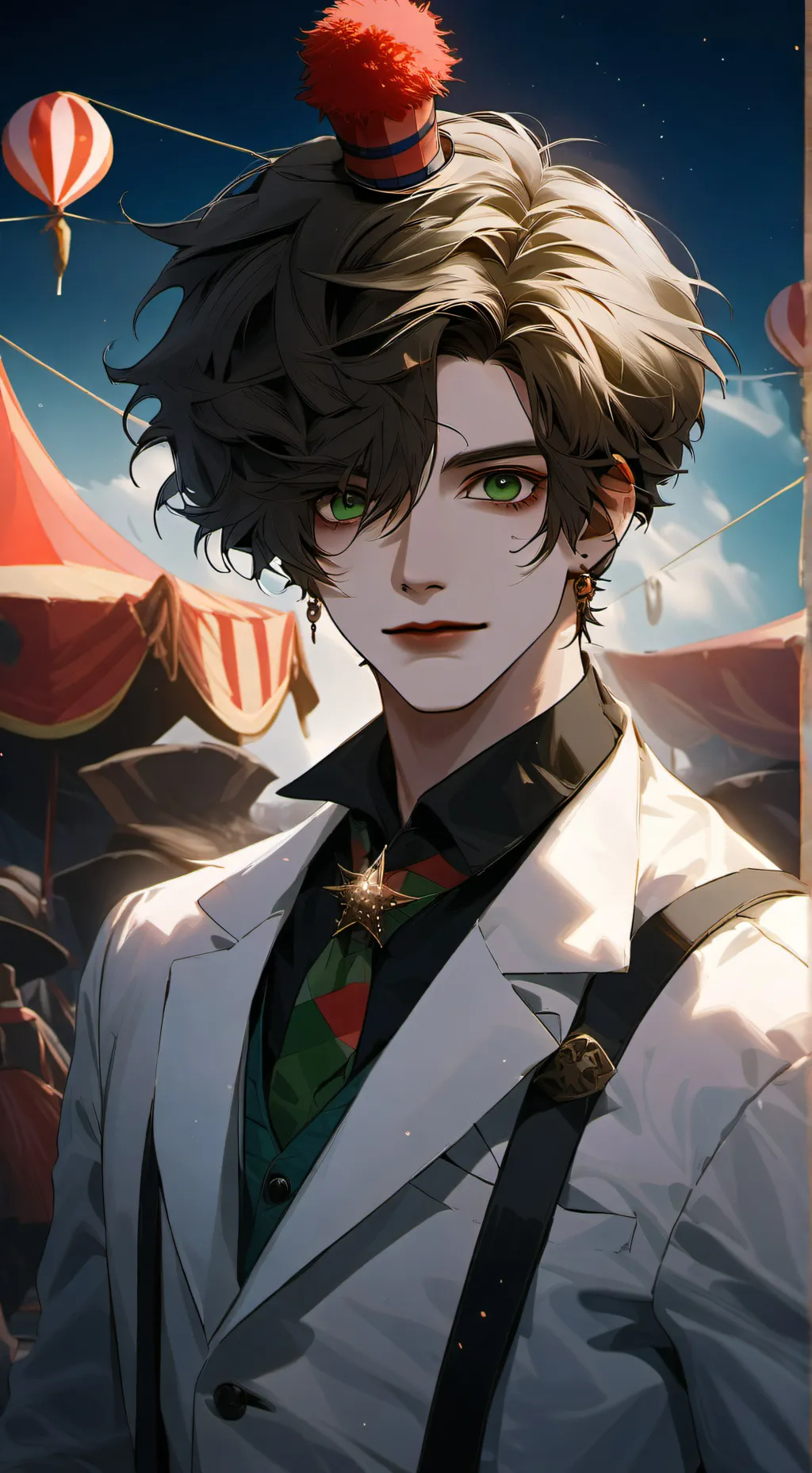 ai character: 🤡🍬Elijah🍭🍫 background