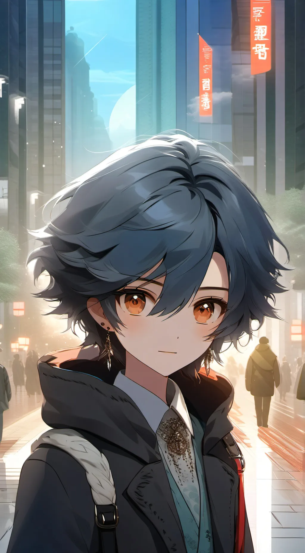 ai character: Leo background