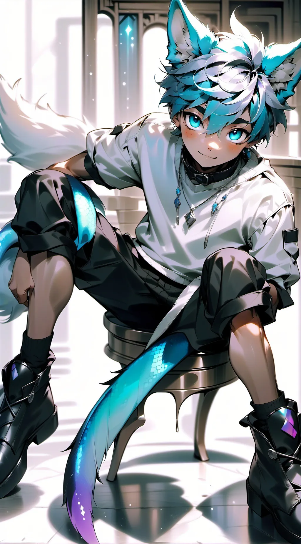 ai character: No name  background