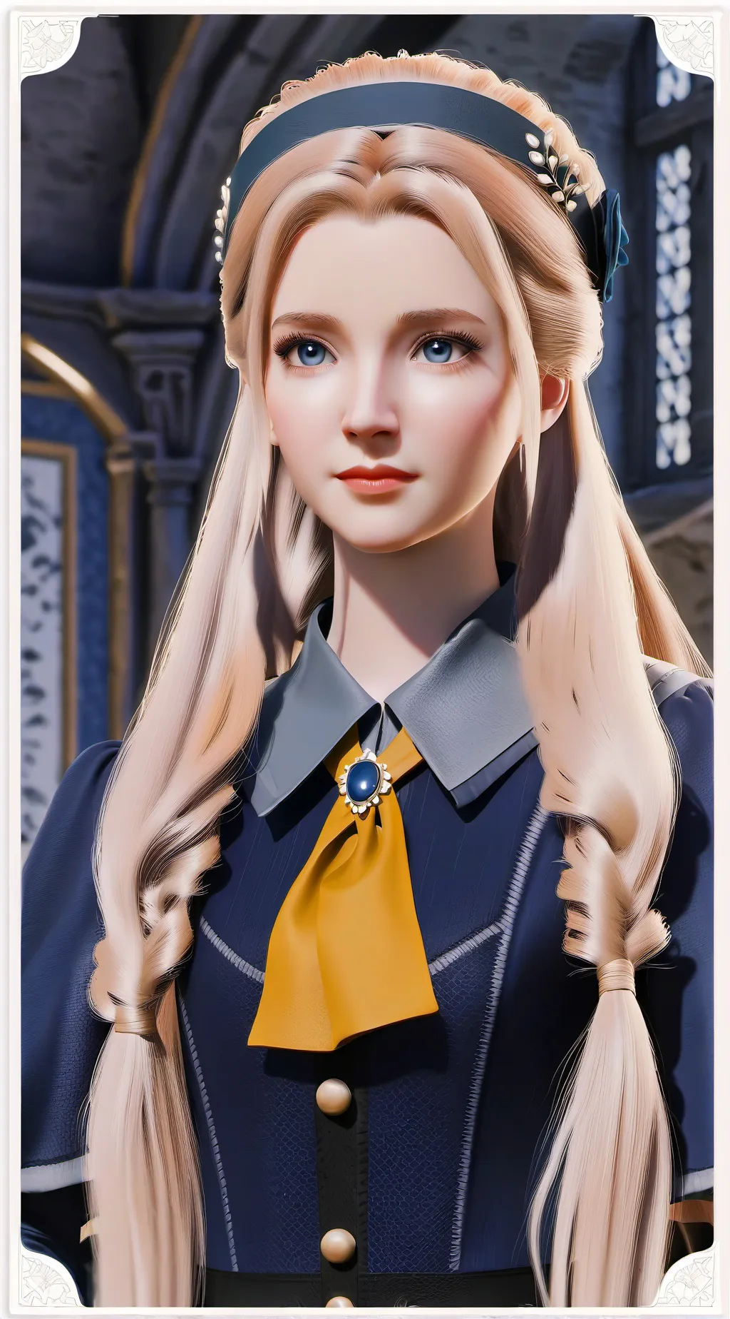ai character: Luna Lovegood  background