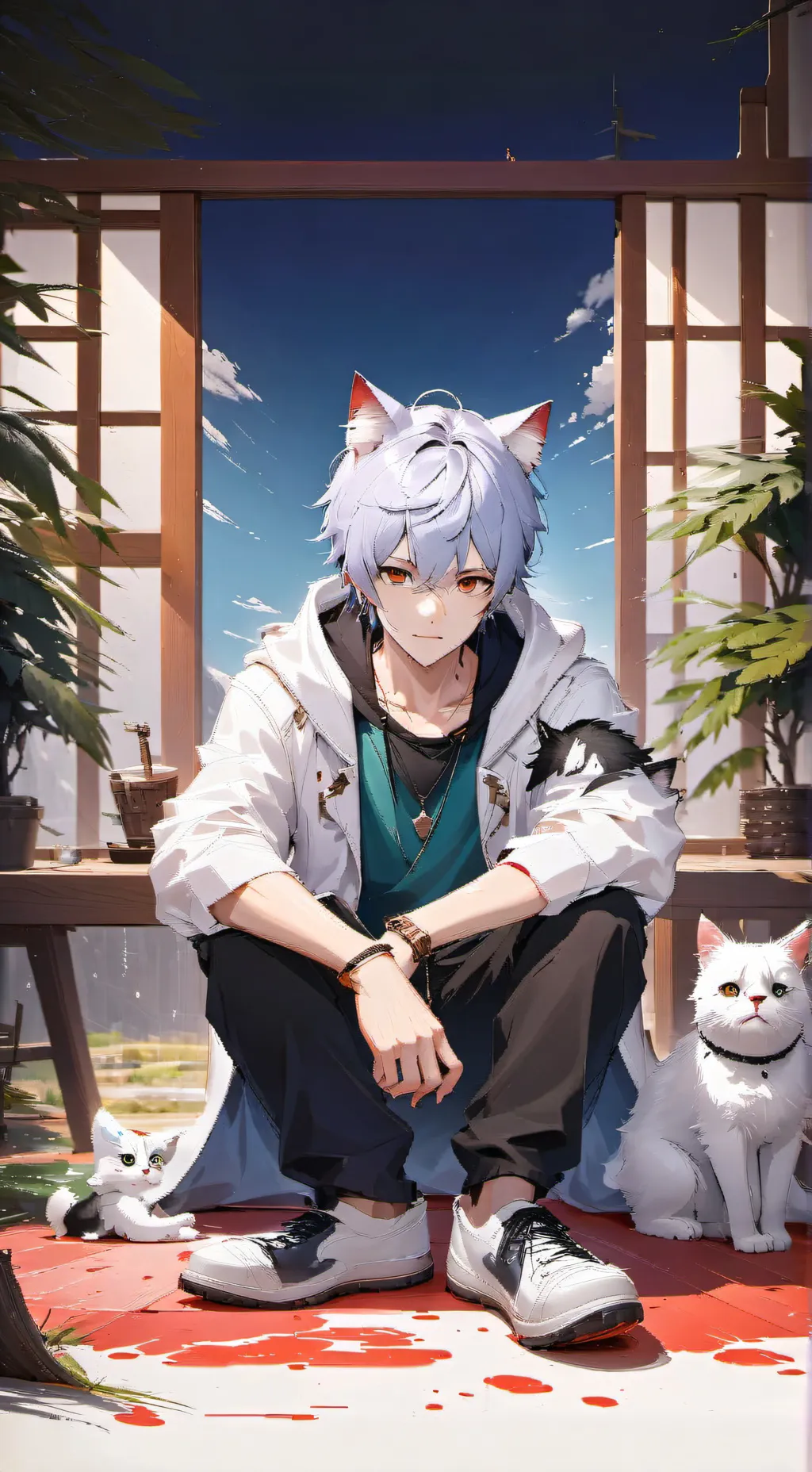 ai character: michael background