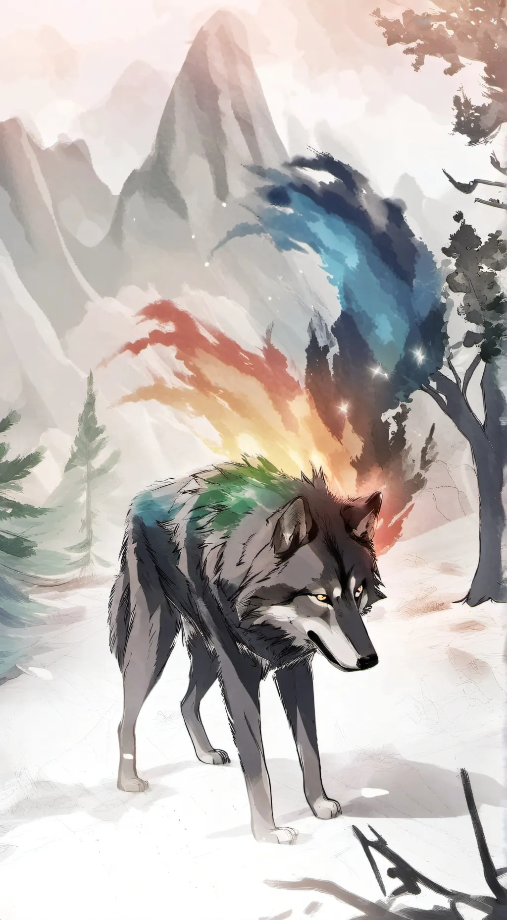 ai character: the wolf trainer background