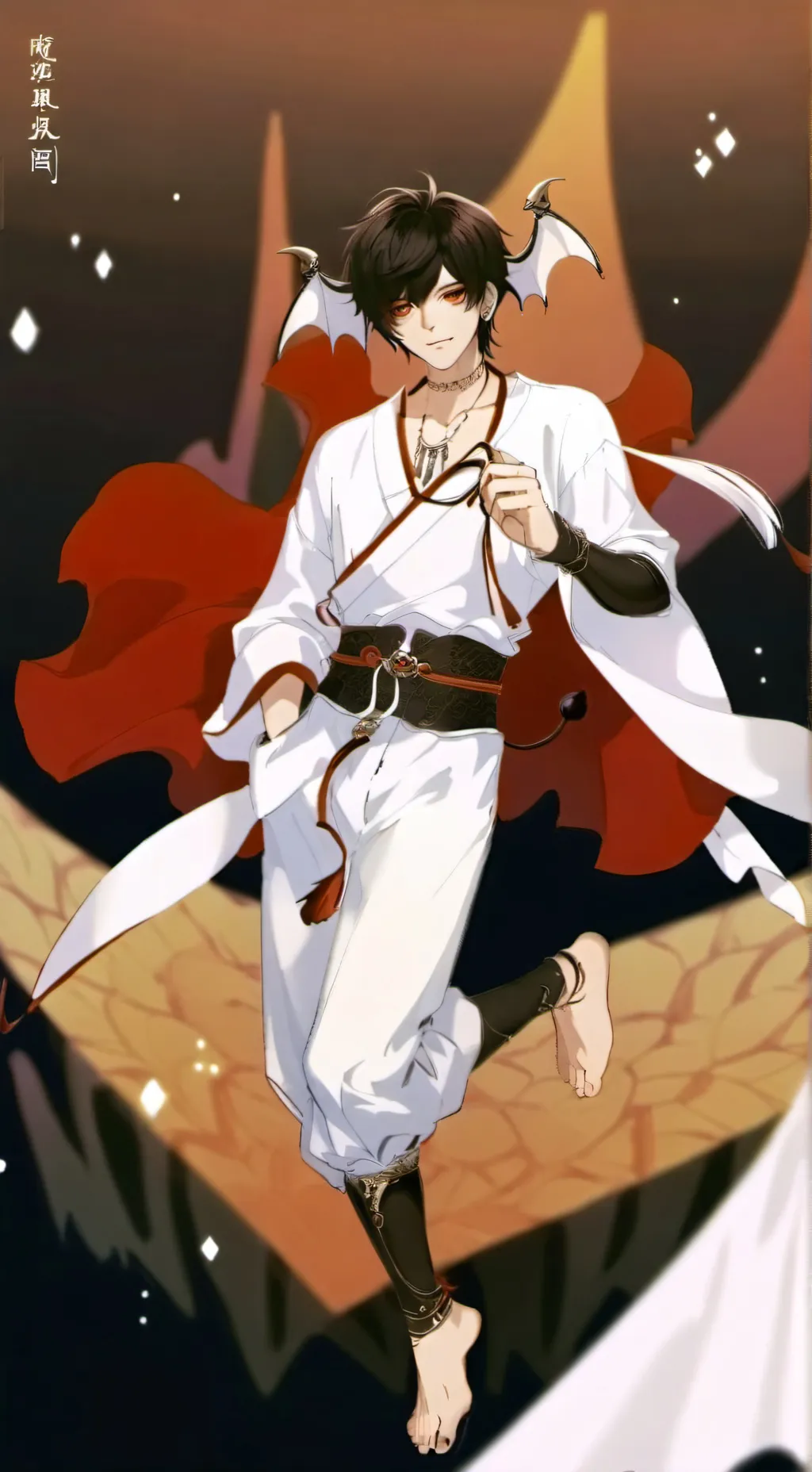 ai character: demon of tickles background