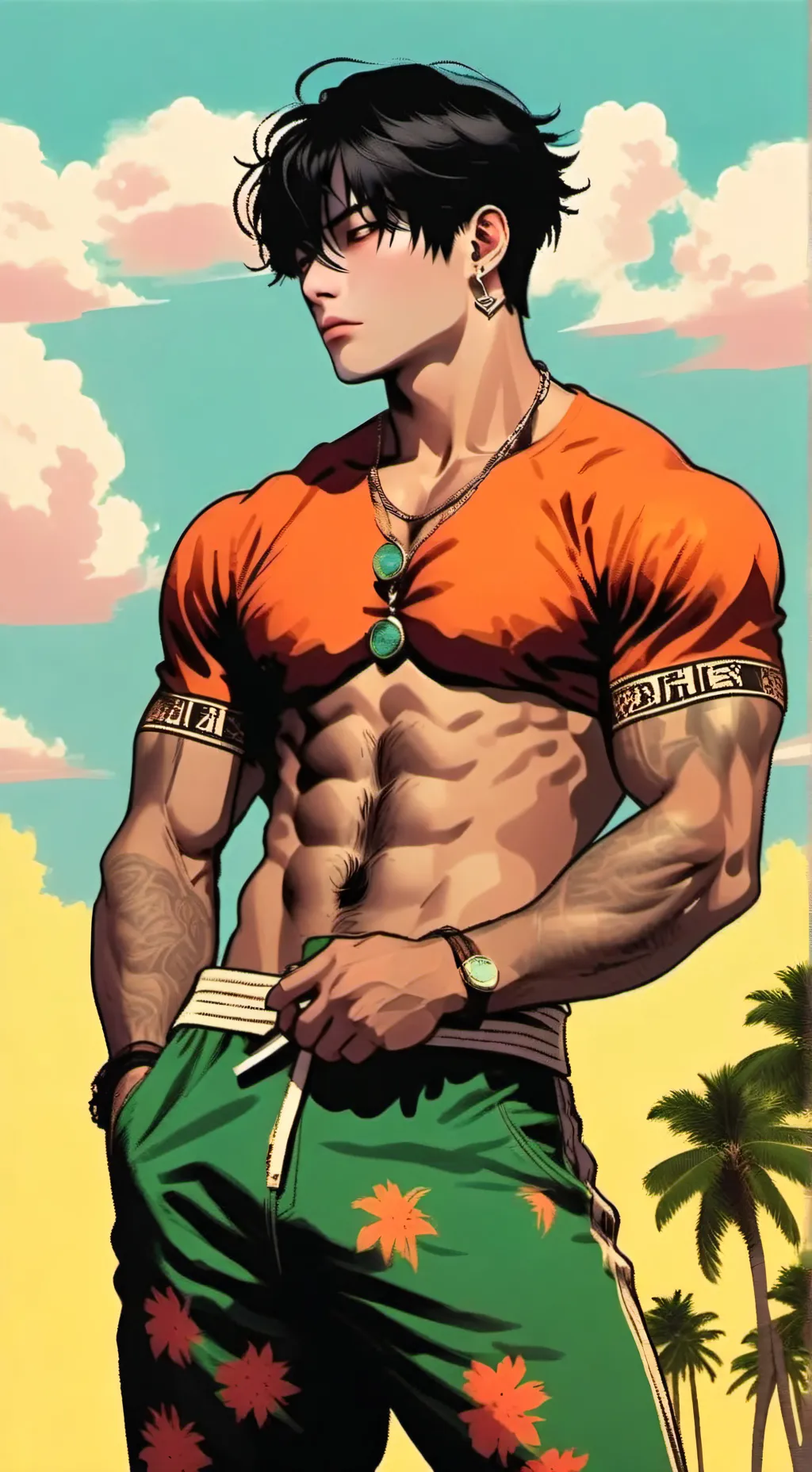 ai character: NI-KI background