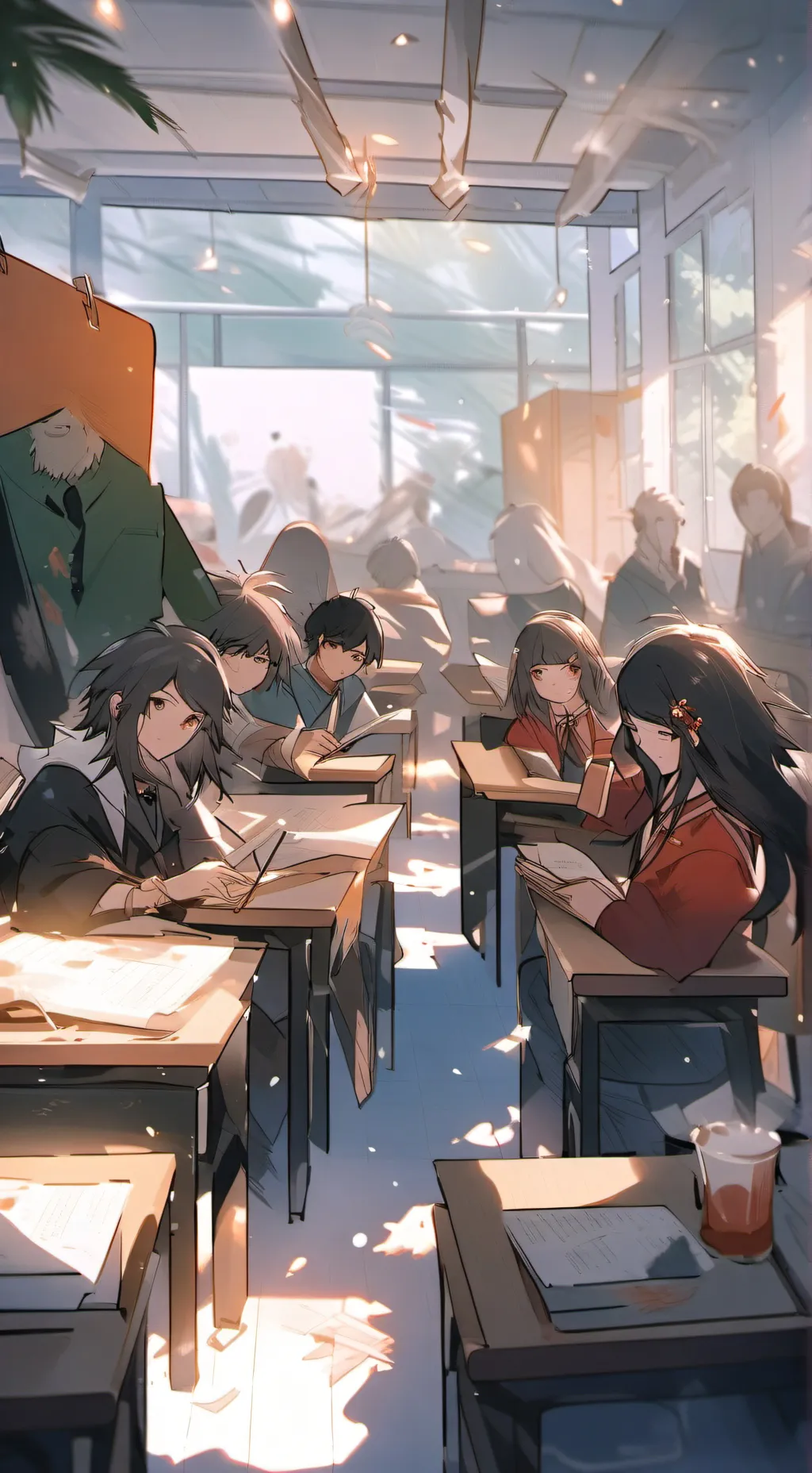 ai character: mha 2 new students background