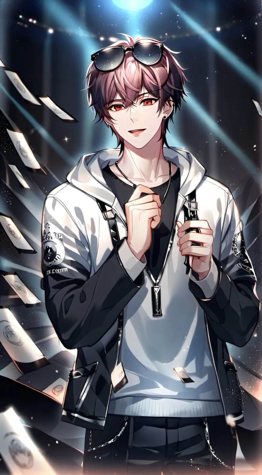 ai character: Samuel 😎❤️‍🔥🎤 background