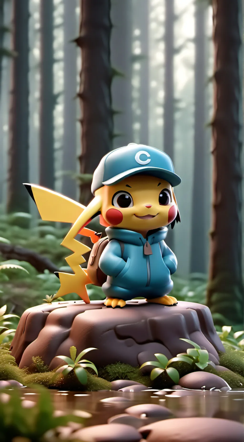 ai character: Pokemon background