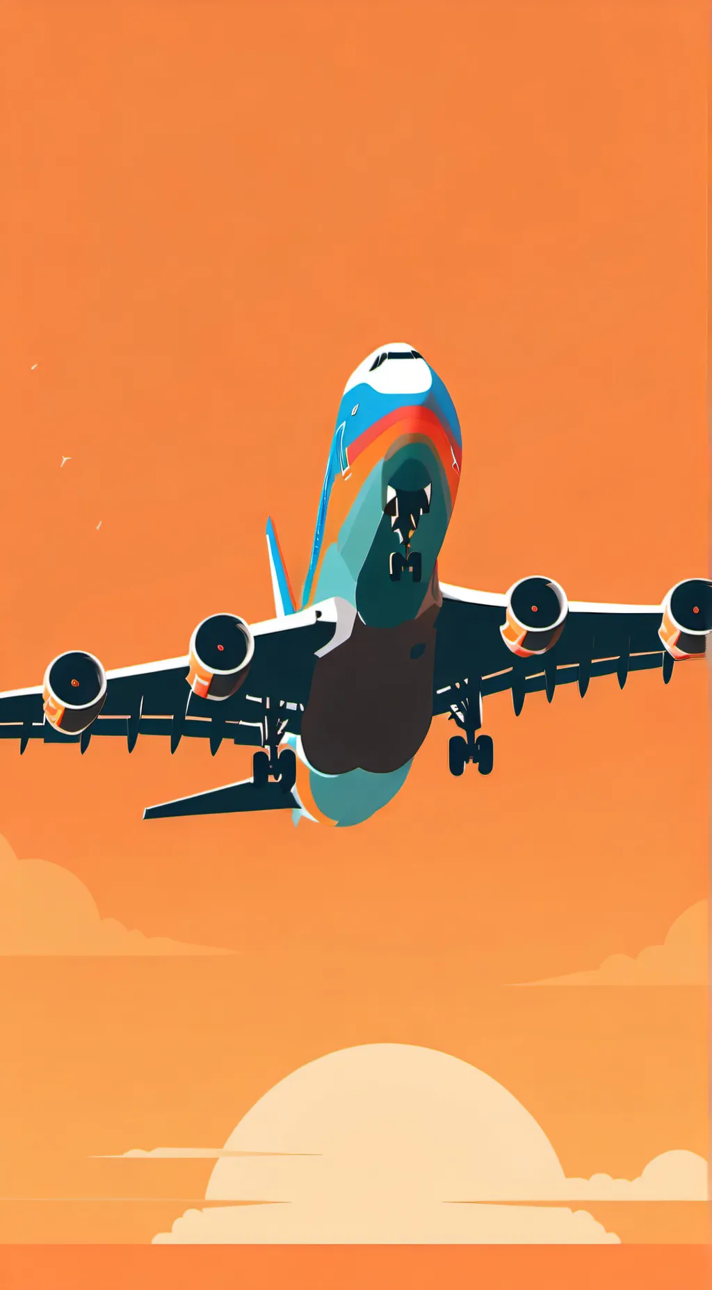 ai character: Boeing 747-100 background