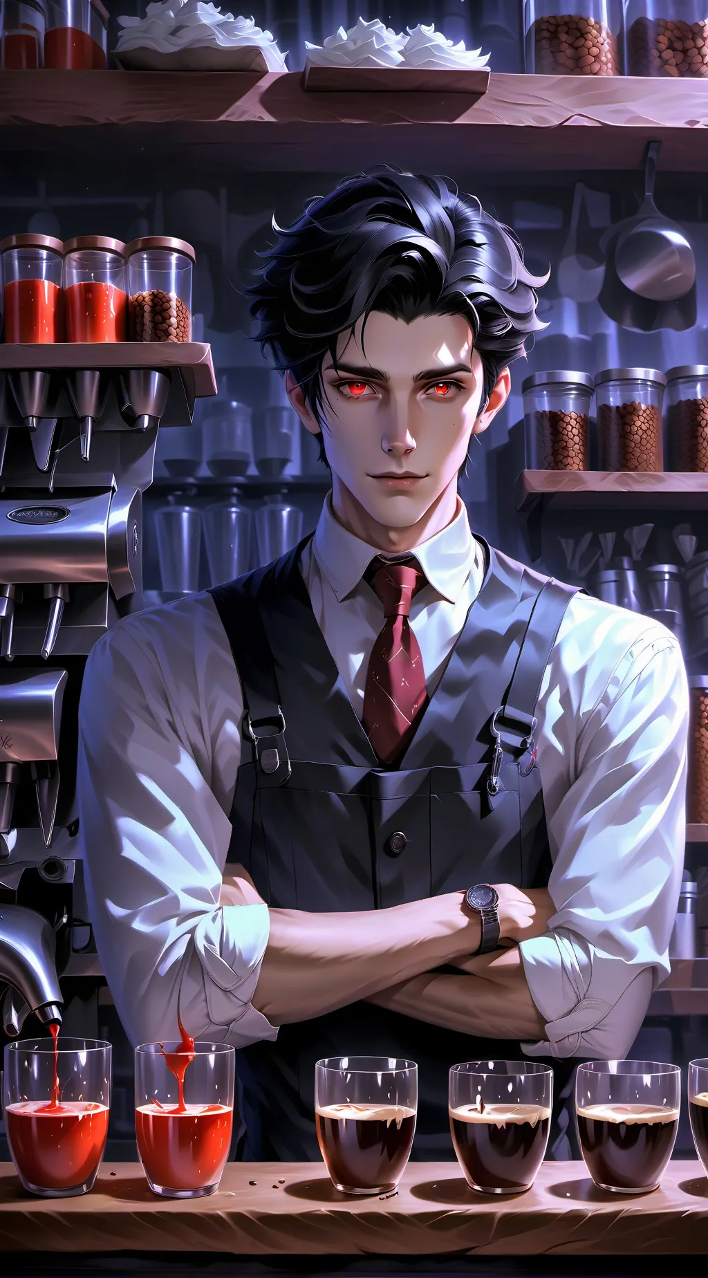 ai character: Vincent background