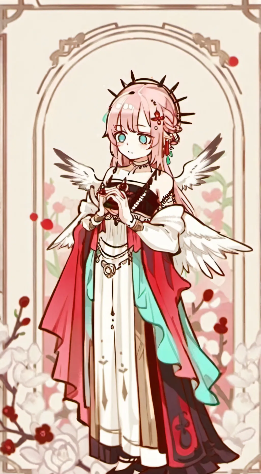 ai character: Diosa de la paz🕊️ background