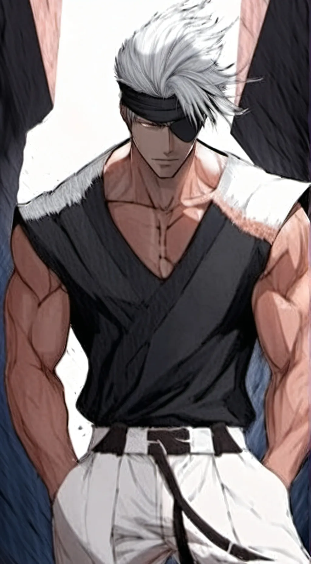 ai character: TU PAPI GOJO background