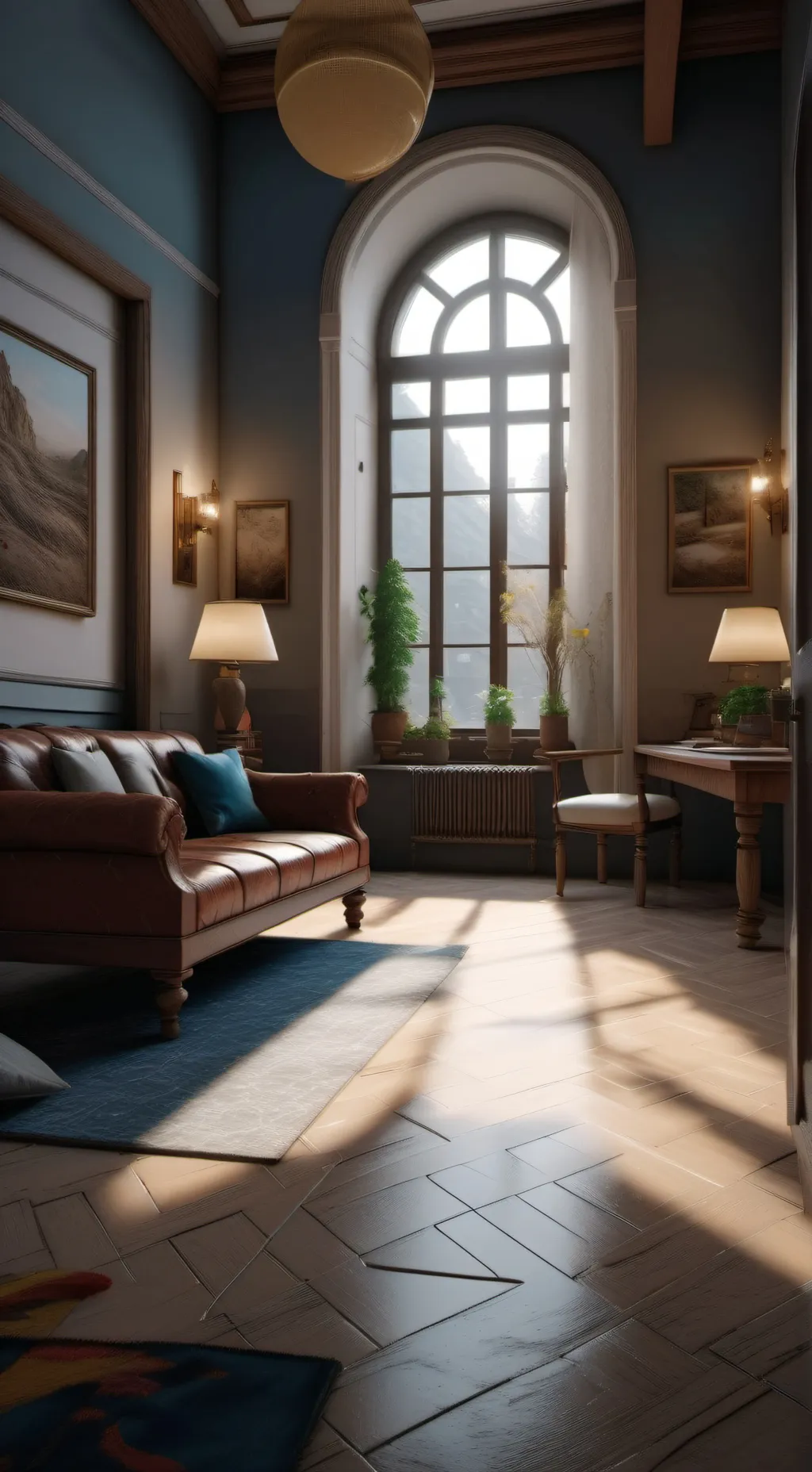ai character: room background