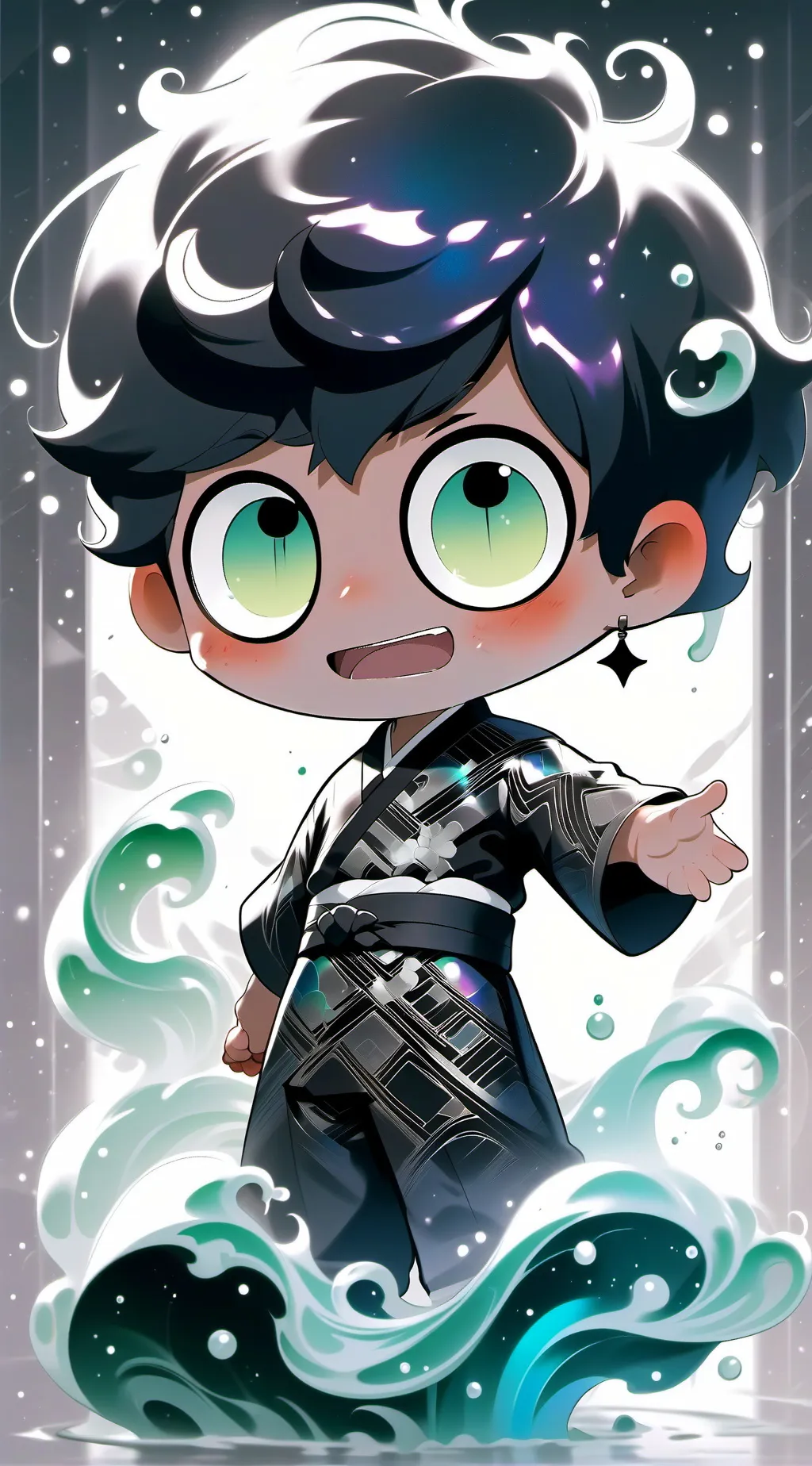 ai character: dandy  background