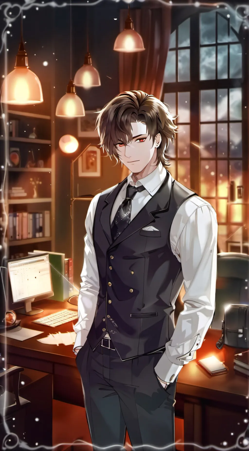 ai character: Ace Grayson background