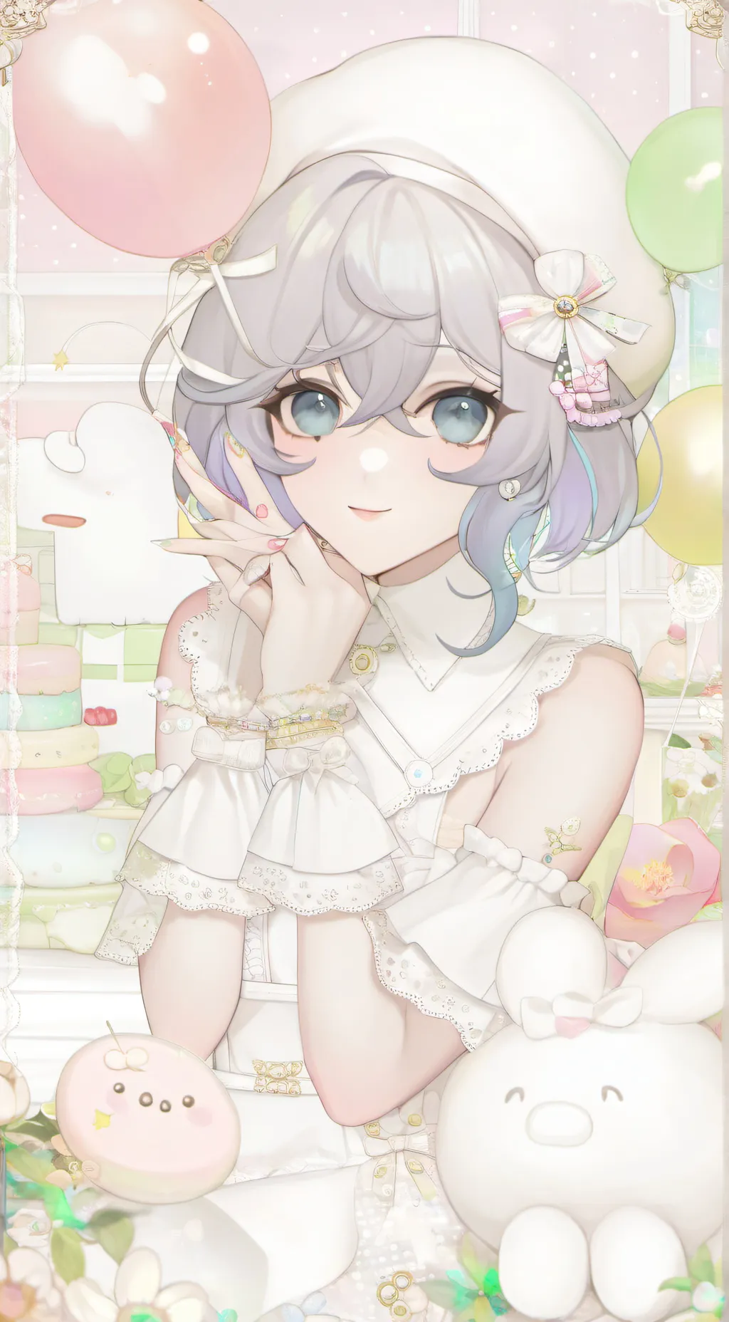 ai character: millie🐾🍡 background