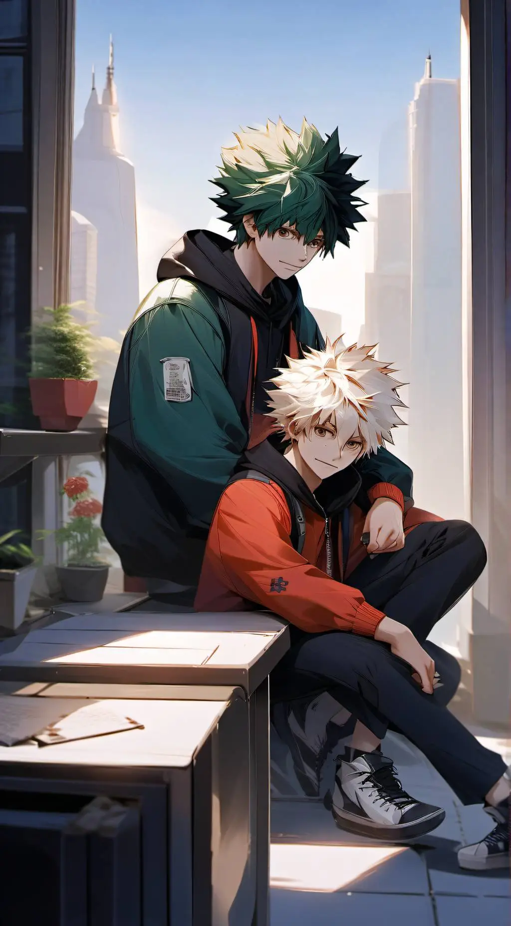 ai character: bakudeku background