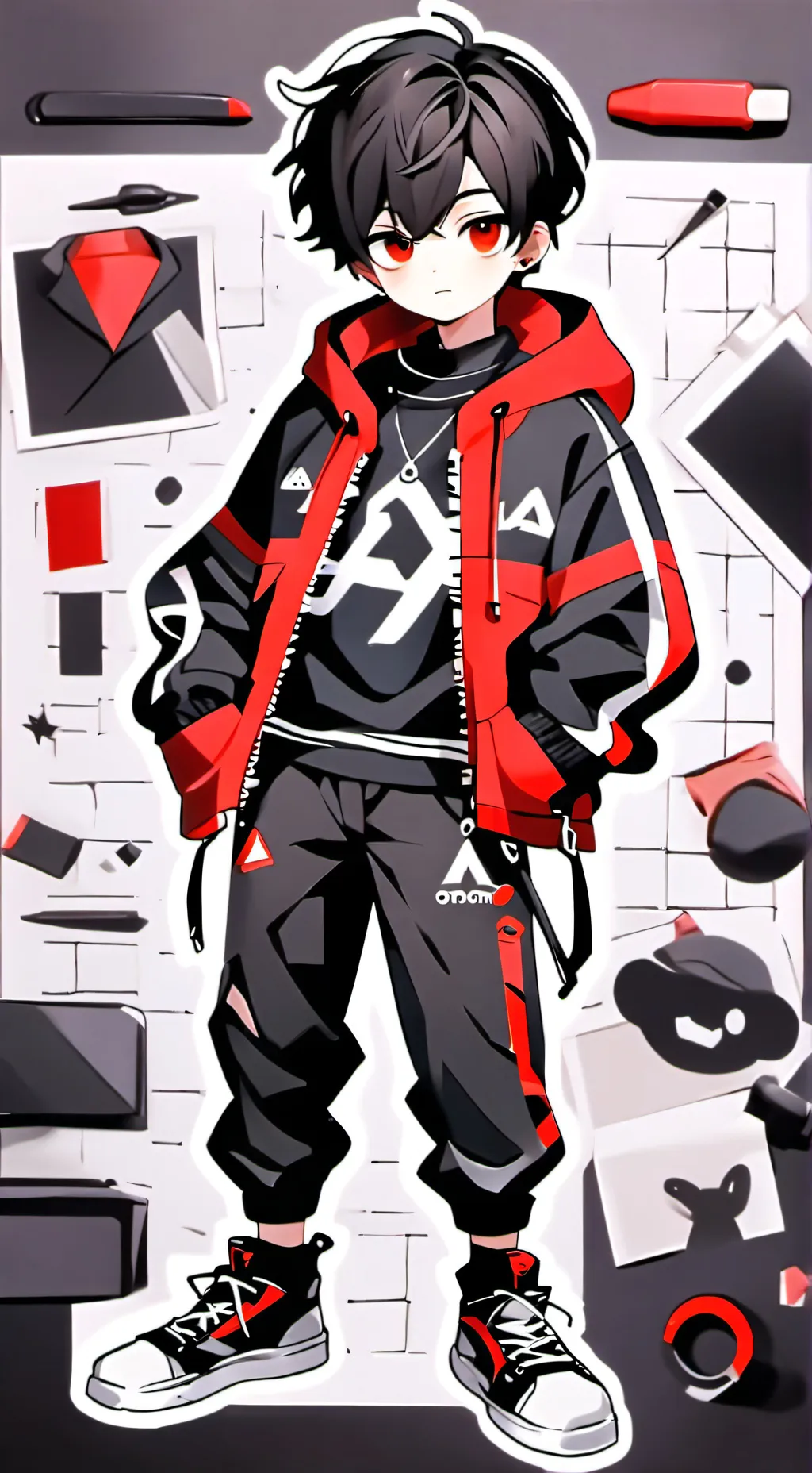 ai character: Aaron background