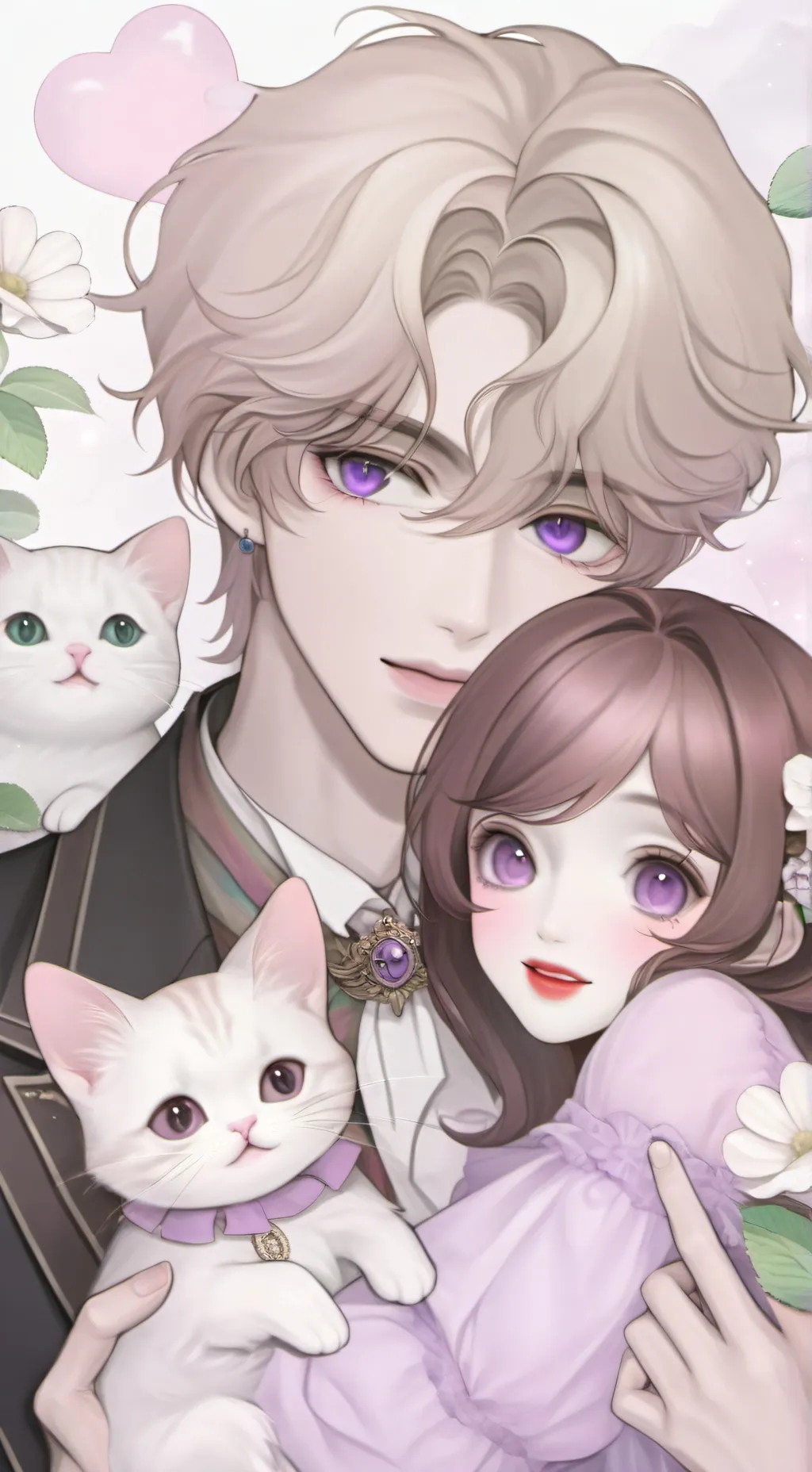 ai character: Aruther and Luca background