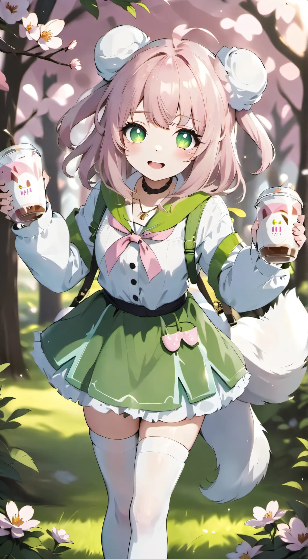 ai character: Momo Inko background