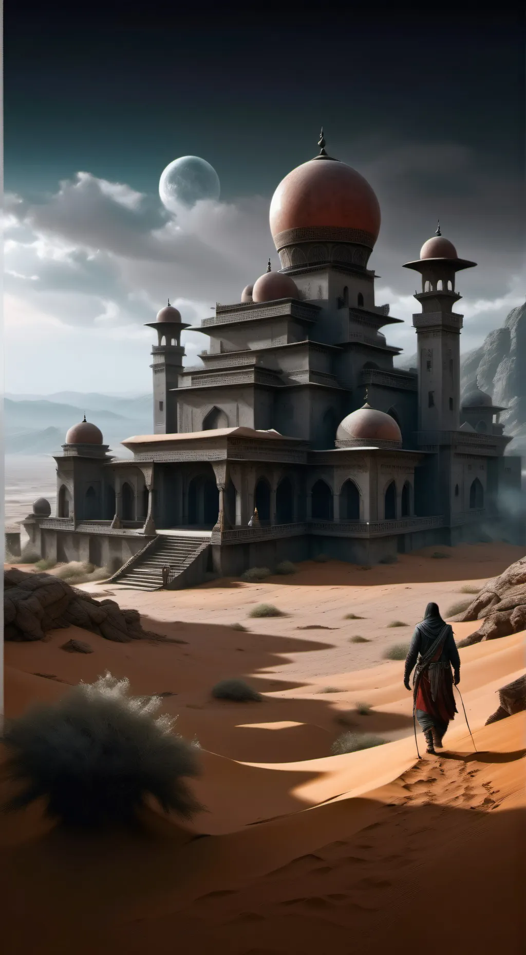 ai character: Desert RPG uni 1 background