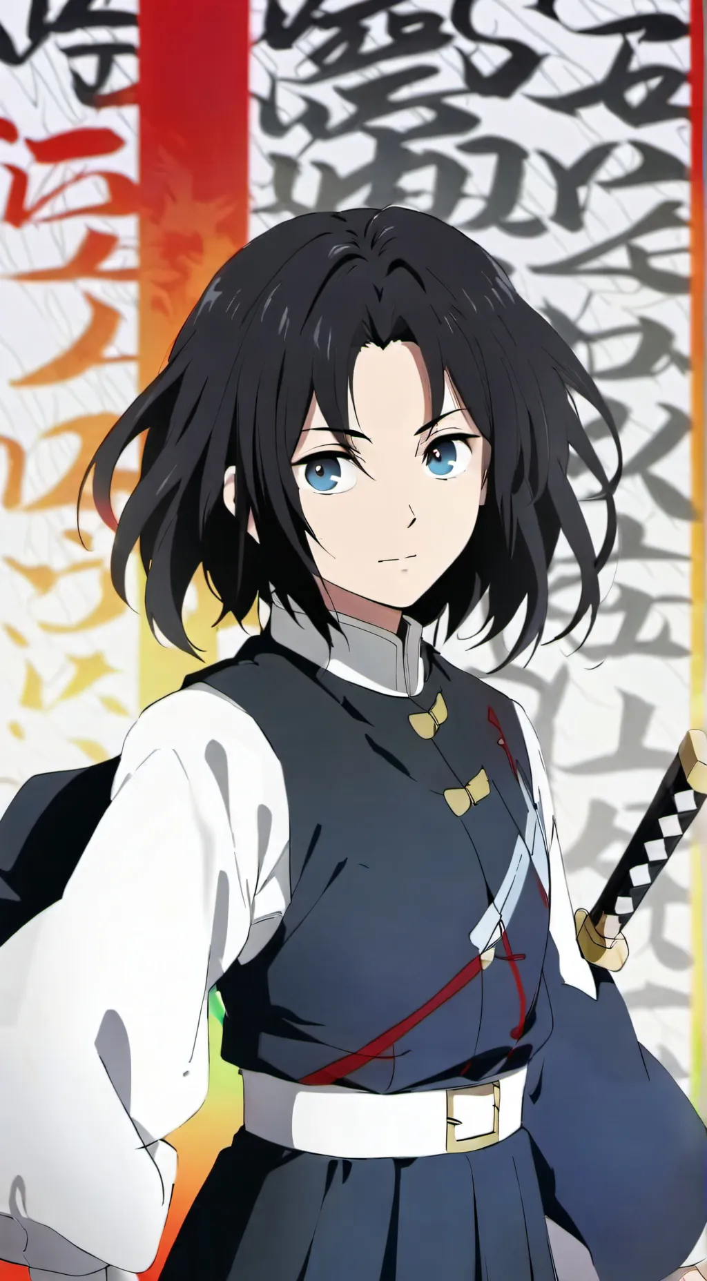 ai character: giyu and obanai background