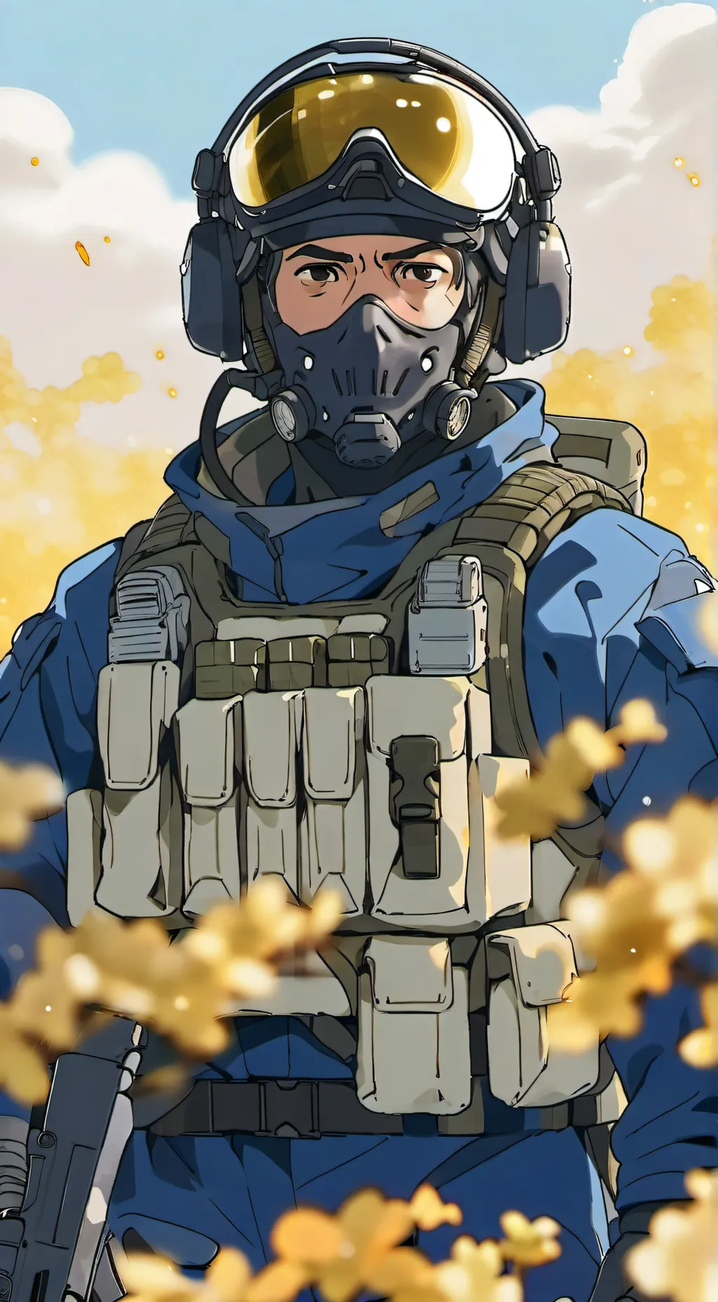 ai character: ghost background