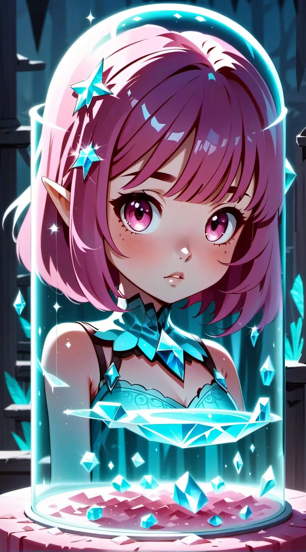 ai character: lea (elf mage) background