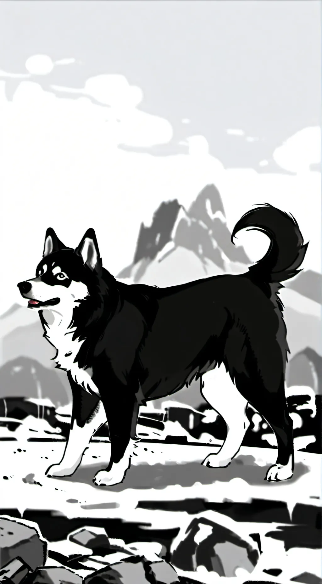 ai character: pebble  background