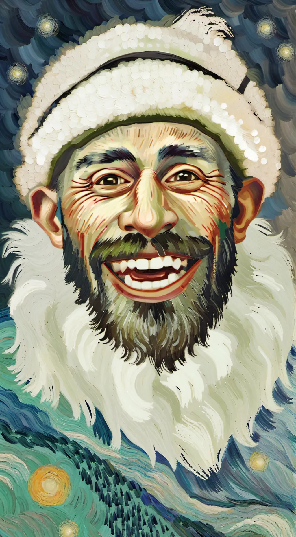 ai character: Troll face  background