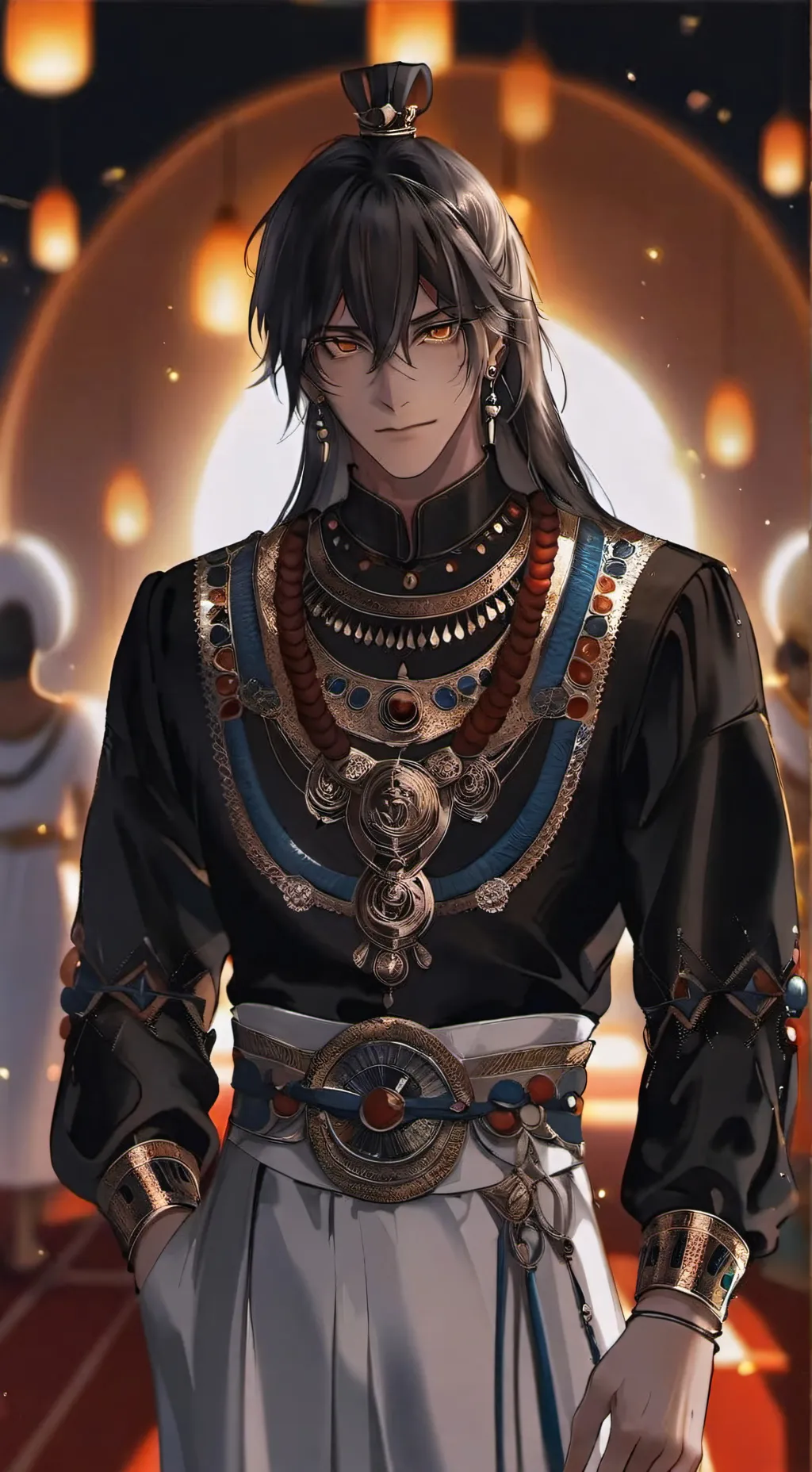 ai character: Horus background